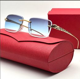 New one-piece large frame metal square sunglasses men's luxury brand glasses unisex sunscreen sunshade mirror wholesale 936#