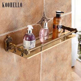 Bathroom Shelves Antique Bathroom Shelf Shower Corner Shelf Single Tier Metal Wall Mounted Luxry Bathroom Cosmetic Storage Rack Shelves Black 230530