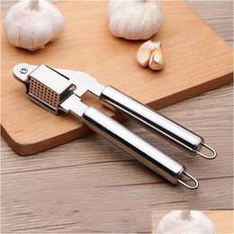 Fruit Vegetable Tools Masher Kitchen Cooking Garlic Pressing Tool Stainless Steel Press Crush Device Hand Presser Crusher Ginger S Dhezn