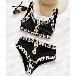 Set Bandeau Bikini 2022 Hight Waist Swimsuit String Print Bikinis Sexy Push Up Bikini Set Plus Size Bathing Suit Swim Wear Beachwear