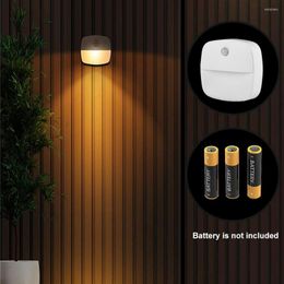 Night Lights Wireless Motion Sensor LED Light Battery Powered Cabinet Lamp Bedside For Kitchen Bedroom Home Closet Lighted