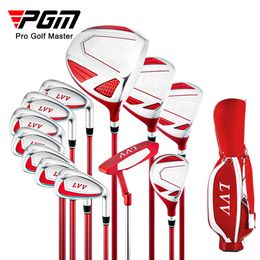 Club Heads PGM 4/9/12pcs Golf Clubs Set with Golf Bag Carbon Stainless Steel Iron Wood Driver Beginer Training LTG037 230530