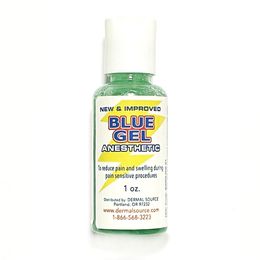 Inks The Original Topical Blue Gel for During Permanent makeup and Microblading 1OZ bottle