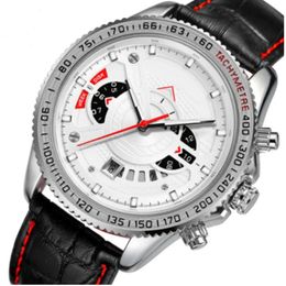 Mens Watch Mechanical Movement Leather Strap Fashion Watches Waterproof Design Wristwatch Montre De Luxe Sports Watch