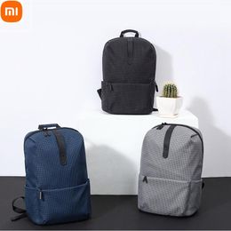 Backpack Original Xiaomi Fashion School Bag Travel Backapck 600D Polyester Durable Waterproof Outdoor Suit For 15.6 Inch Laptop Computer