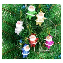 Christmas Decorations Hanging Santa Claus Decoration Red Doll Tree Ornament Pendant Toy Xmas Dbc Drop Delivery Home Garden Festive P Dhgmh