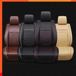 New 1 pc Universal PU Leather car front seat cover breathable pad cushion protection auto accessorie