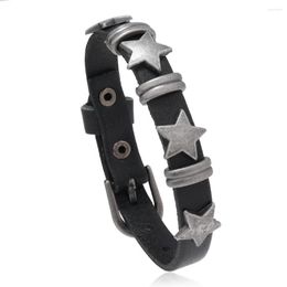 Bangle Leather Watchband Bracelet For Women Sweet Cool Trend Charm Fashion Adjustable Harajuku Jewellery Gift
