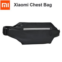 Bags Xiaomi Mi 2.25L Multifunction Sport Leisure Chest Bag Large Capacity Travel Bag Waterproof Crossbody Bag Women Men Waist Bag