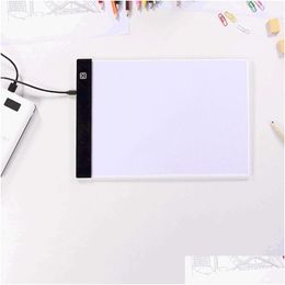 Party Favour Electronic Painting Ding Board A5 Dimmable Led Digital Tablets Copy Pad Educational Toys Creativity Baby Vt1728 Drop Del Dhewv