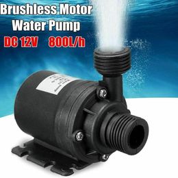 Pumps 800L/H 5m DC 12V 24V 19W Solar Brushless Motor Ultra Quiet Water Circulation Water Pump