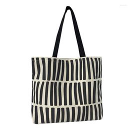 Evening Bags Canvas Tote Bag Fashion Korean Cotton Cloth Eco Reusable Shopping Large Ladies Shoulder Shopper Student Handbags