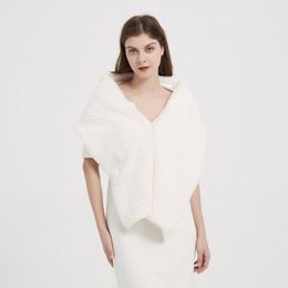 Women's Fur Women Capes Wedding Bolero Faux Stole Bridal Jacket Formal Party Shrug