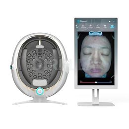 Machine Skin Analyzer 3D Digital Magic Mirror Skin Analysis Scanner Machine Facial Detection Face Test AI Intelligent With 21.5 Inch