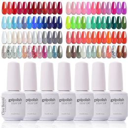 Guns Clou Beaute 100pcs Colour Gel Nail Polish Vernis Semi Permanent Soak Off Vernis Uv Led Base and Top Gel Polish