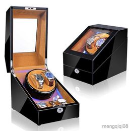 Watch Boxes Cases For Automatic Watches Box Mechanical Rotator Holder Storage Gear Adjustment Battery Available