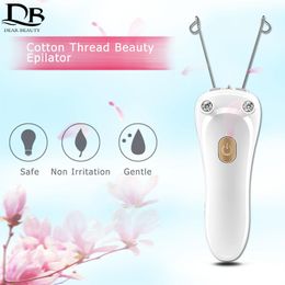 Epilator Electric Hair Remover Women Beauty Epilator Body Facial Hair Removal Defeatherer Cotton Thread Depilator for All Body Parts