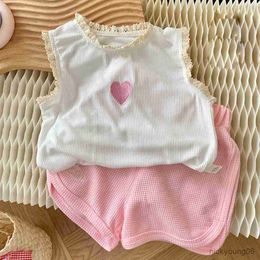 Clothing Sets Baby Girl Summer Outfits Vest and Short Pants 2Pcs Fashion Children Birthday