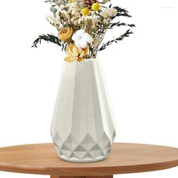 Vases Modern Flower Vase Plastic Pot Basket Nordic Home Living Room Decoration Ornament Bohemian Decor