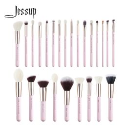 Brushes Jessup Makeup Brushes Set Professional Make up Brush Foundation Powder Blush Eyeshadow Blender 1525pcs Kit Goat Hair Brocha