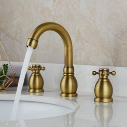 Bathroom Sink Faucets Brass Bathtub Faucet Antique 2 Handles Swivel