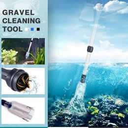 Pumps Electric Aquarium Gravel Cleaner Fish Tank Water Change Pump Aquarium Cleaning Tool Water Changer Gravel Syphon Philtre Pump 220V