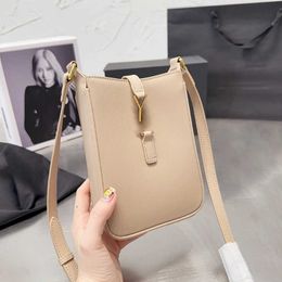 small phone bags designer women bag messenger bag leather handbag Simple Solid Colour Shoulder Crossbody luxury bags 230531
