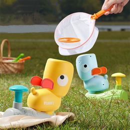 Sports Toys Flying Disc Air Rocket Foot er Soaring Toy Outdoor Games Catch Saucer Jumping Sport Kid Interactive Gift 230531