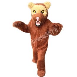 Adult size Brwon Wolverine Mascot Costume customization theme fancy dress Ad Apparel Festival Dress