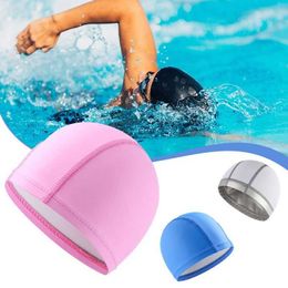 caps Summer Pool Protects Ears Long Hair Professional Adult Swimming Hat P230531