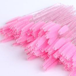 Tools 50pcs/100pcs Shiny Disposable Eyelash Applicator Wands Curler Brush Set Mascara Eyebrow Spoolers Comb Wands Spoolies Brushes