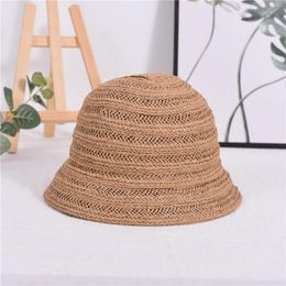 Hats Toddler Baby Hat Summer Strawhat Cap For Kids Girls Breathable Bucket Sun Beach 2023