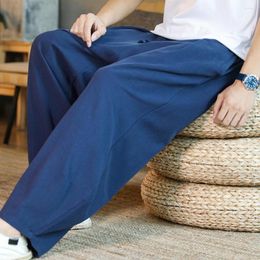 Men's Pants Men Trousers Plus Size Pleated Sport Summer Comfortable Sweatpants Male Clothes