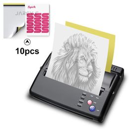 Stencils Home Use Tattoo Transfer Machine Copier Printer Drawing Thermal Stencil Maker Tool for Tattoo Sticker Photos Transfer Paper Copy