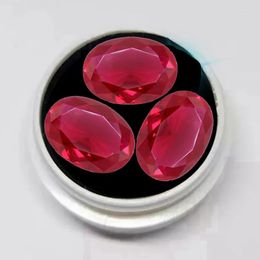 Loose Gemstones Box Natural Red Ruby 13x18mm Sri-Lanka Garnet Oval Cut VVS Gemstone For Diy Jewellery Making