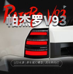 Car Styling Taillight For Mitsubishi Pajero V97 V93 2006-20 20 LED DRL Tail Lamps Fog Lamp Turn Signal Rear Reverse Brake