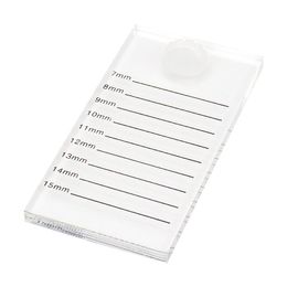 Tools Acrylic Lash Holder Eyelash Extension Supplies False Eyelashes Palette Stand with Tick Mark Pallet Lashes Accessories Lash Tool