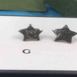 2023 New designer Jewellery bracelet necklace ring star shaped blind for Love Cat personality needle Earrings