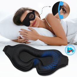 Care 3D Memory Foam Silk Sleep Mask Soft Eye Patches Comfort Three Dimensiona Design Face Sleeping Mask Eyeshade Breathable Women Men