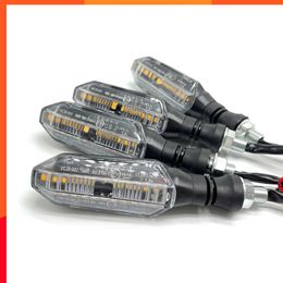 Nuovi indicatori di direzione per motociclette a 12 LED Indicatori di flusso d'acqua Frecce lampeggianti Lampade impermeabili per Honda Yamaha Hayabusa Cafe Racer