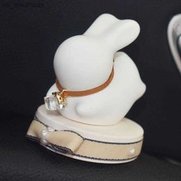 Car Air Freshener Rabbit Car Diffuser Bunny Aromatherapy Fragrance Universal Perfume Decorative Car Interior Accessories L230523