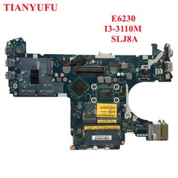 Motherboard For DELL Latitude E6230 Notebook Mainboard QAM00 LA7731P SLJ8A DDR3 Laptop Motherboard WITH i33110M CPU E6230 Motherboard