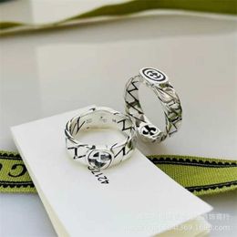 designer Jewellery bracelet necklace horse rank rope chain black enamel 925 men's women's same style couple's ring high quality