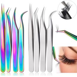 Brushes Eyelashes Tweezers for Lash Extension Stainless Steel Eyebrow Tweezer High Precision VETUS ST 15 Professional Nail makeup tools