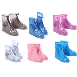 Andere Haushaltsdiverses Schuhe Er In Rainny Day Uni Adt Kids Zipper Outdoor Waterproof Protector Boot Hightop Antislip Rain Cases Dr Dhwm3