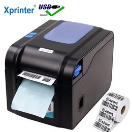 Printers High quality auto peeling off Thermal label printer for thermal paper width 20mm82mm Thermal barcode printer