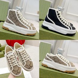 Womens Casual Canvas Shoes Vintage letter Soft Rubber Platform Sole comfortable Brand Classic Ladies Outdoor high tops Canvas Casual Shoes Ultra small size 34-42