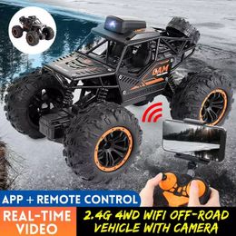 2.4G 4WD RC Car with WIFI FPV HD Camera Off-road High-speed Remote Control Drift Car Climbing Car Gift for Children