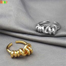 Band Rings Kshmir Fashion Metal Irregular Adjustable Ring Female Girl Open Ring Jewellery Accessories Gift J230531