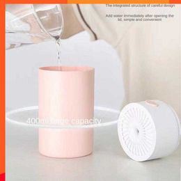 New Air Humidifier Two-gear Mode Universal Cloud-shaped Mini Large-capacity Air Atomizer Diffuser Mute Usb Humidifier 400ml